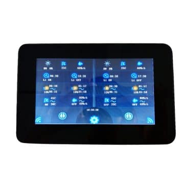 Techplex Grow Light Controller with sleek modern design and interface buttons.